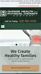 Mobile Screenshot of dupagehealthpt.com